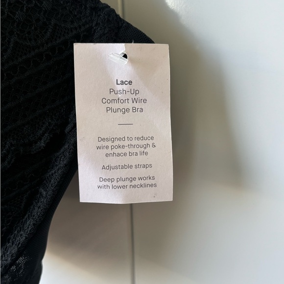 NWT Auden 46DD Black Women's push up bra - Picture 2 of 4